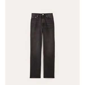 Everlane High Rise Authentic‎ Stretch Denim Jeans Black Wash Women's